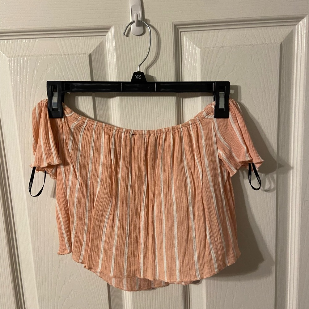 Forever 21 Off the Shoulder Crop Top